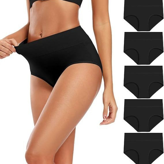 Women’s High-Waist Shaping Underwear – Control Briefs (Plus Size)