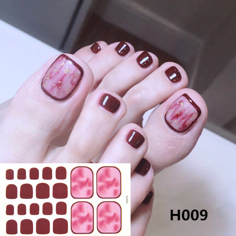 Toenail Sticker Mask Craft Summer