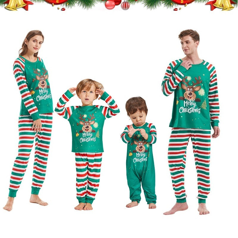Letters Printed Housewear Pajamas Parent-child Clothes