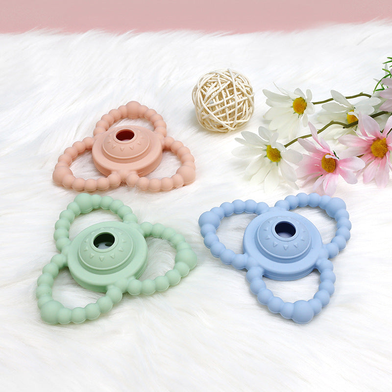Baby's Hand Bell Food Grade Silicone Gum