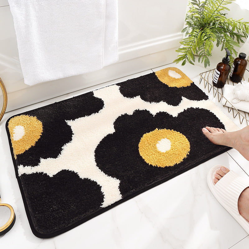 Cartoon Household Bathroom Mats – Absorbent Non-Slip Floor Rugs