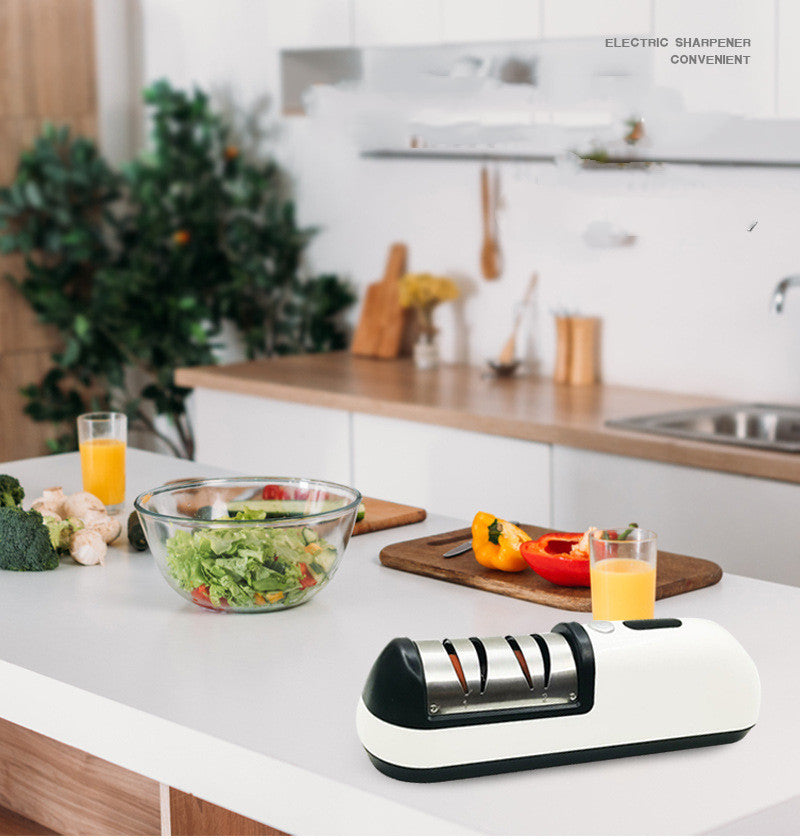Rechargeable Quick Knife Sharpener – Kitchen Electric Tool