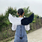 Halloween Party Makeup Costume Props Devil Angel Wings