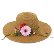 Ladies Dahai Beach Resort Sunscreen Straw Hat