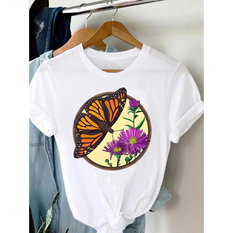 Women's Plus Size Short-sleeved T-shirt