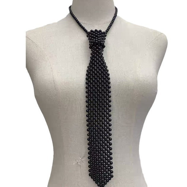 Women's Imitation Pearl Tie Body Chain
