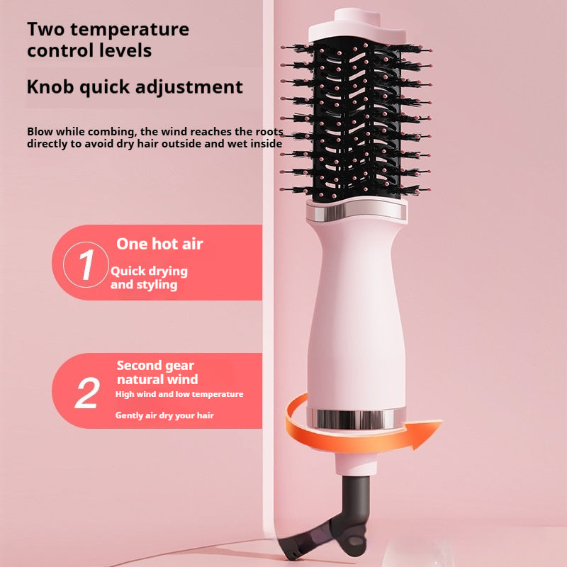 Multifunctional Hair Dryer – Dual-Use Hot Air Brush & Curling Comb