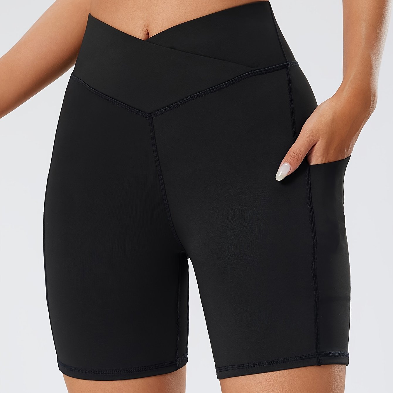 High-Waist Harajuku Style Women’s Shorts – Black, Graphite, Navy