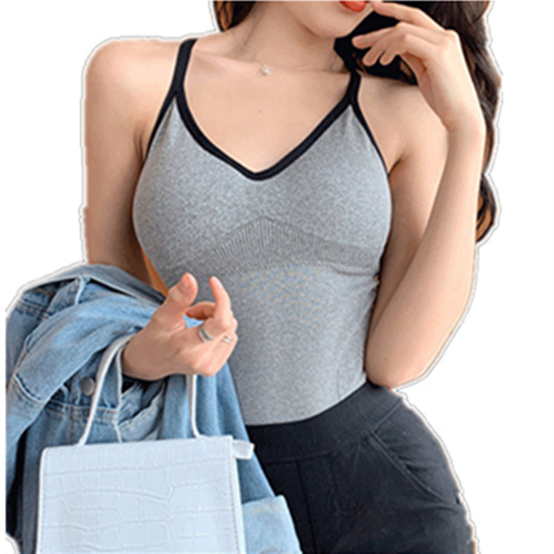 Women's Slim V-Neck Polyester Sling Outerwear Fluorescent