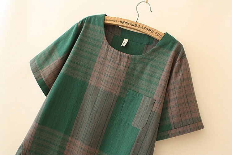 Plaid Two-Piece Set – Versatile Top and All-Match Slacks for Effortless Style