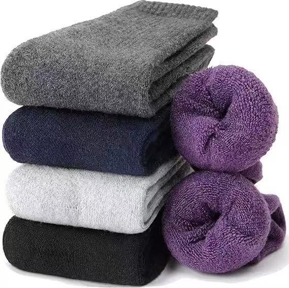 Cold-Proof Warm Unisex Thickened Wool Cashmere Tube Socks