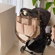 Large-Capacity One-Shoulder Mother & Baby Bag – Convenient Travel Diaper Bag