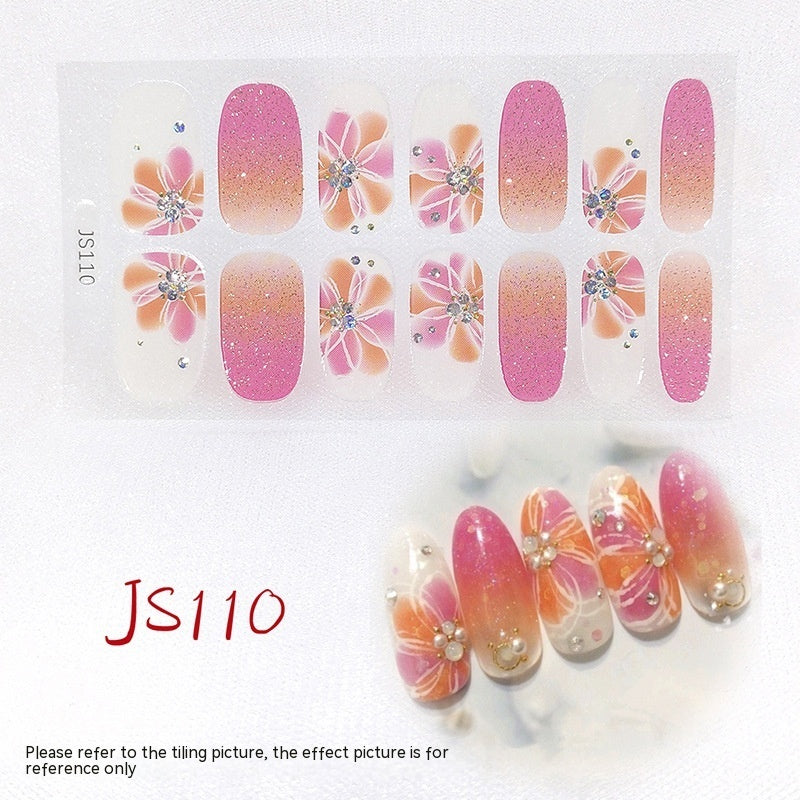 Three-dimensional Craft Crystal Nail Oil Film Crystal Glass Nail Sticker