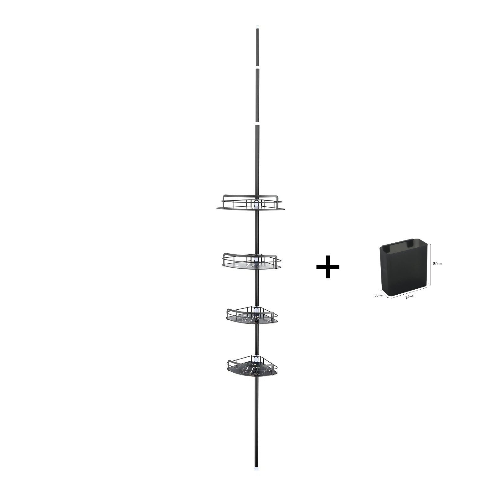 Installation-free Stable Storage Rack Punch-free Bathroom Bathroom Storage Rack