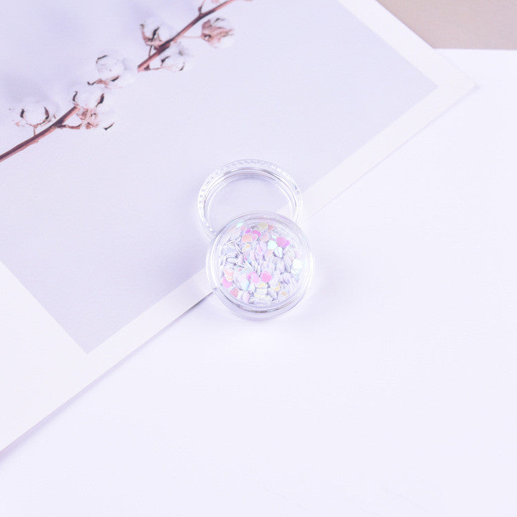 Plastic Sequins Heart Patch 3mm For Sewing Crafting