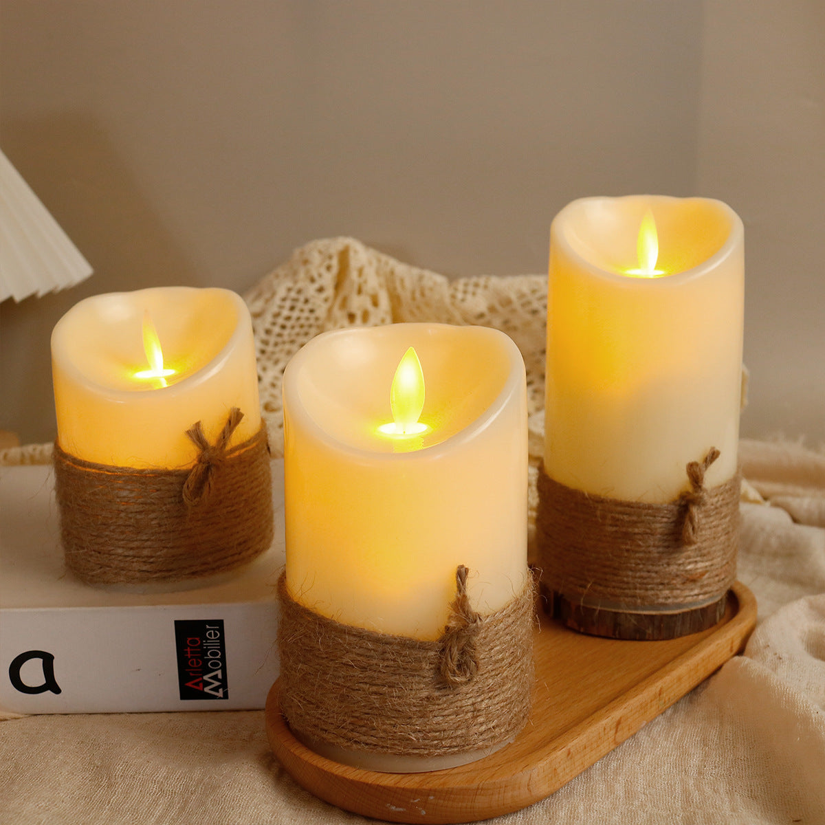 LED Candle Swing Light ABS Decorative Fake Candle