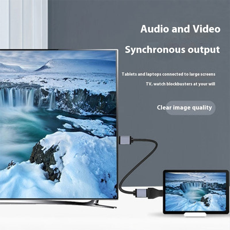 Mini HDMI High-definition Cable Projection Adapter