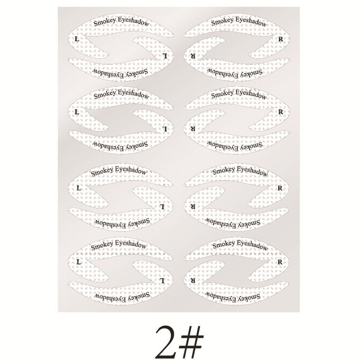 Eyeliner Makeup Eye Template Sticker