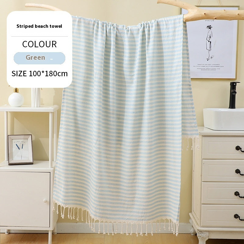 Blype Tassel Plus-sized Thick Absorbent Bath Towel