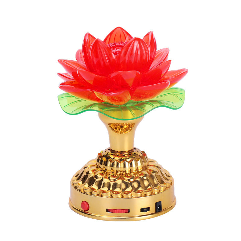 Lotus Lamp Colorful Gradient Home