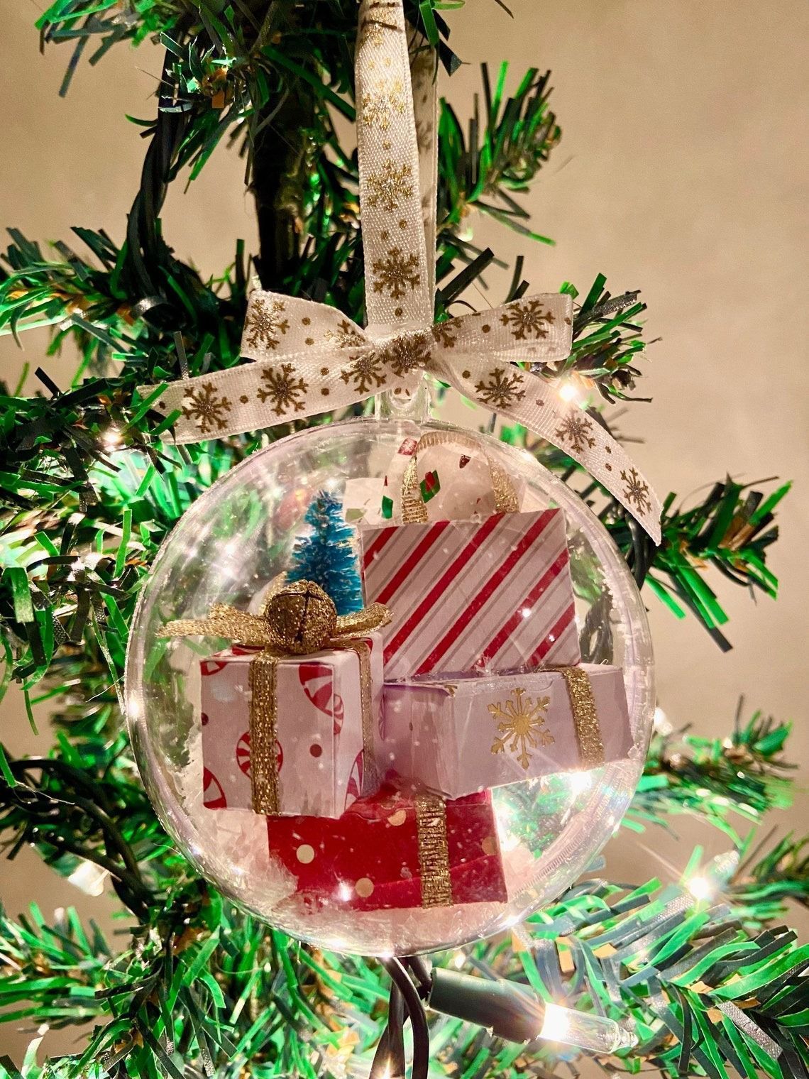 Christmas Tree Transparent Ball Hanging Decoration Ornaments