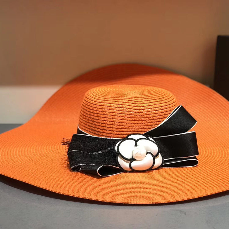 Women Retro Fashion French Sun Hat Seaside Vacation