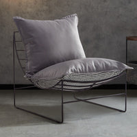 Grey leather