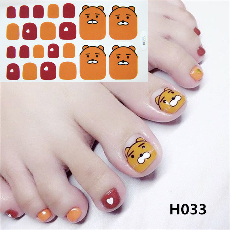 Toenail Sticker Mask Craft Summer