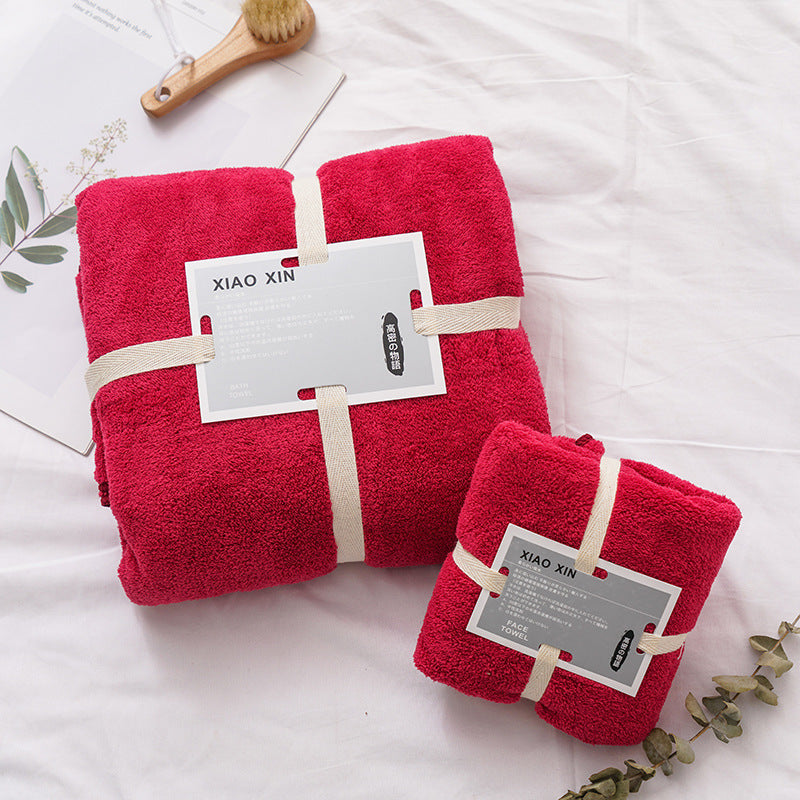 Absorbent Bath Towel For Mother And Child