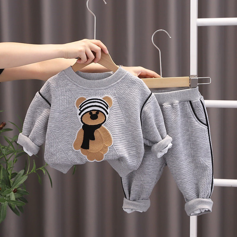 Unisex Hooded Long Sleeve Elephant Cotton Kids Top