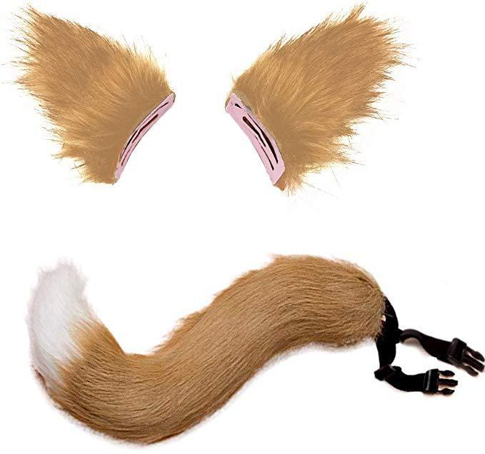 Halloween Party Props Fox Ears 65cm Tail