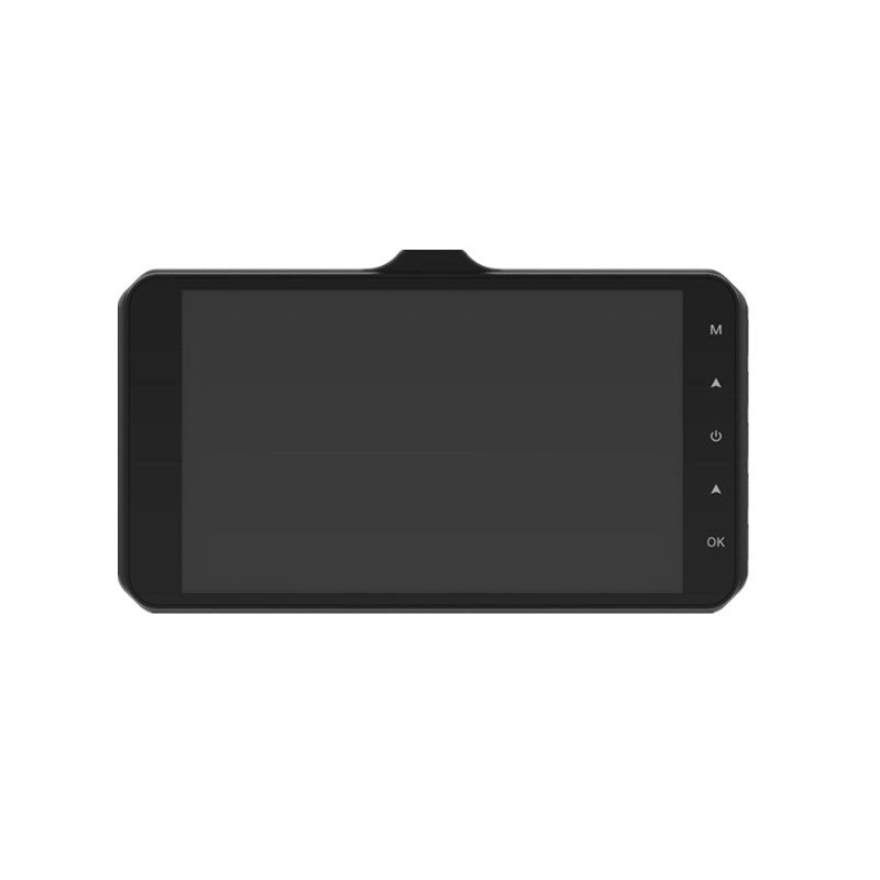 HD Dual-Lens Dash Cam – 4-Inch Screen Driving Recorder