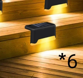 Solar Outdoor Courtyard Lamp Staircase Wall Lamp