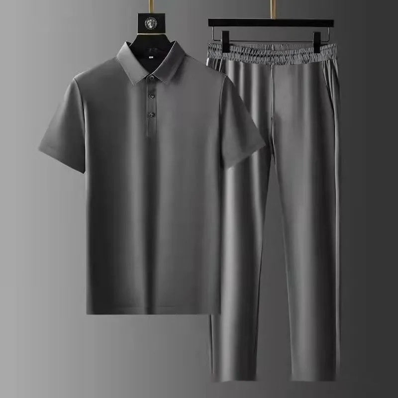 Soft Stretch Ultra-thin Quick-drying Cool Two-piece Set