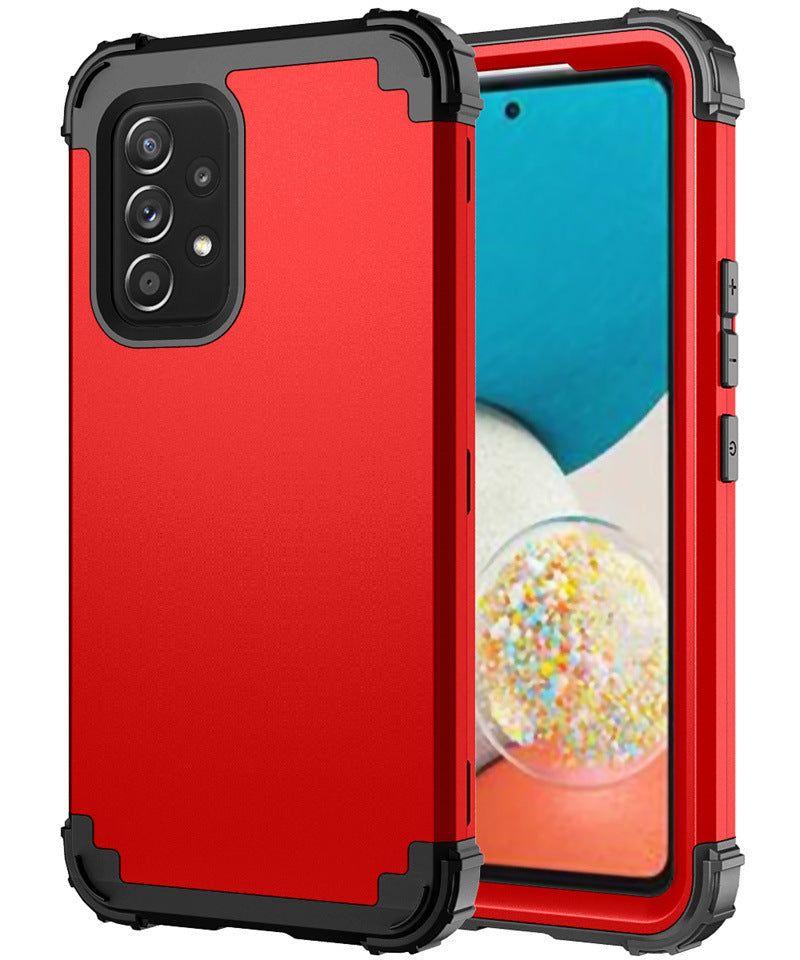 Silicone PC Three-in-one All-inclusive Drop-resistant Phone Case