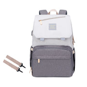 Mother & Baby Double-Shoulder Bag – Multifunctional Diaper Backpack