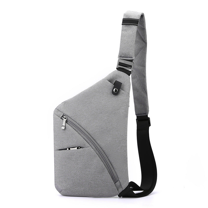 Men's Chest Bag Crossbody Oxford Cloth Solid Color Everyday