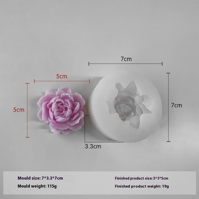 Flower Aromatherapy Candle Silicone Mold DIY