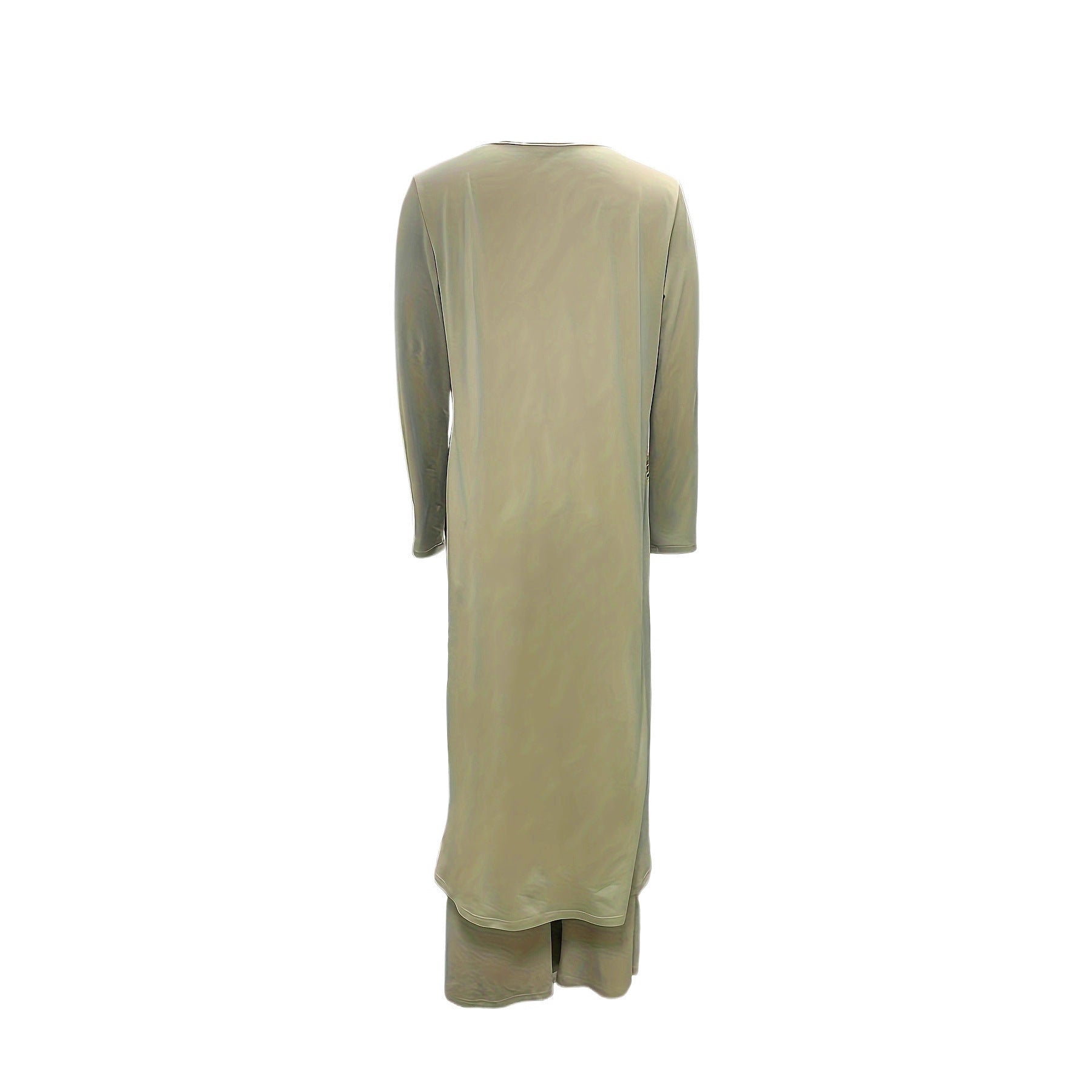 Unisex Relaxed Fit Two Piece Round Neck Polyester Set