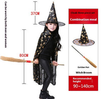 80 Gold cape  Wizard hat  br