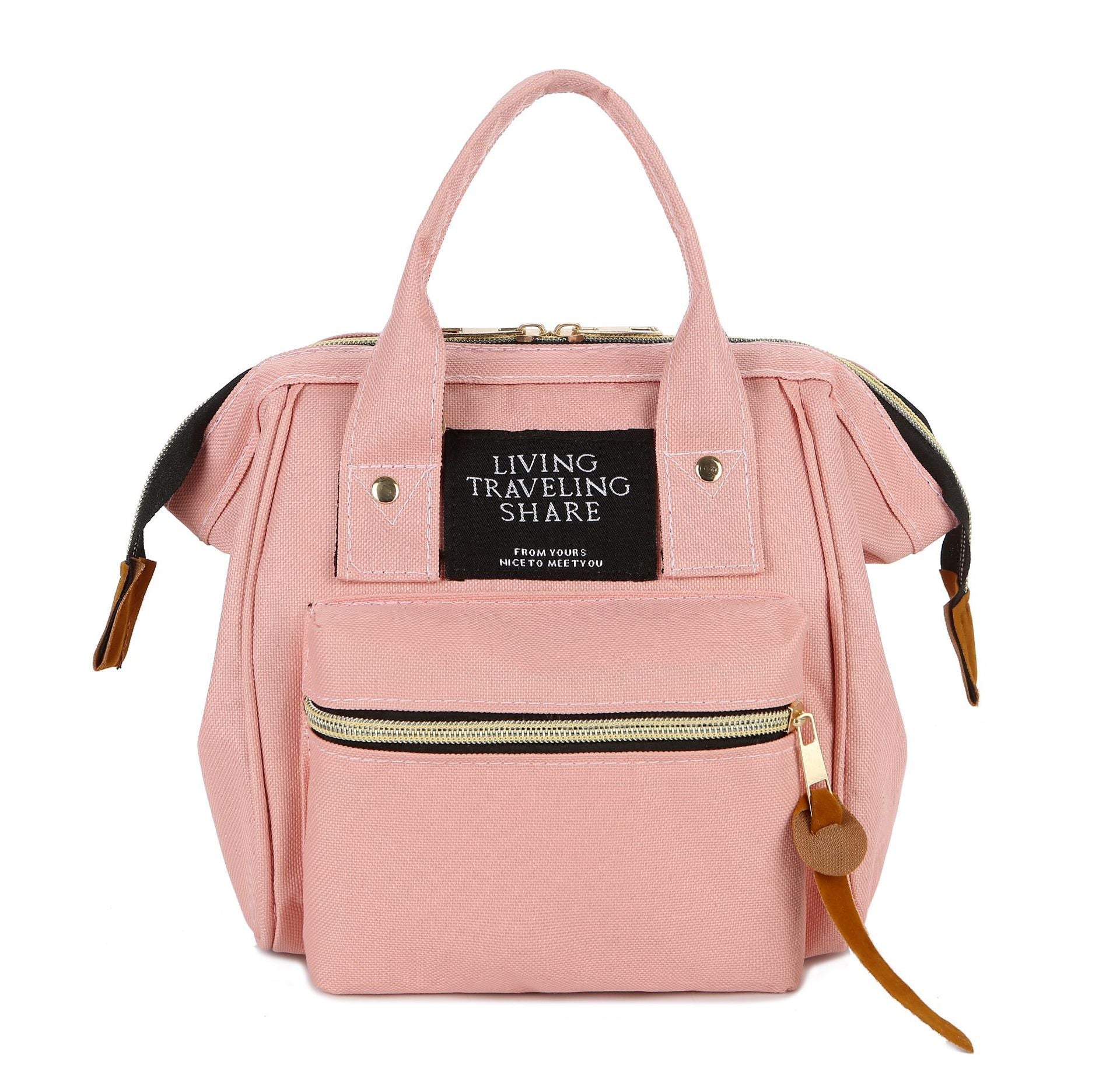 MomMini Oxford Shoulder Backpack – Compact, Cute & Functional for Moms