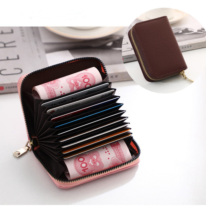 Women's Organ Card Holder Multi-card Rfid
