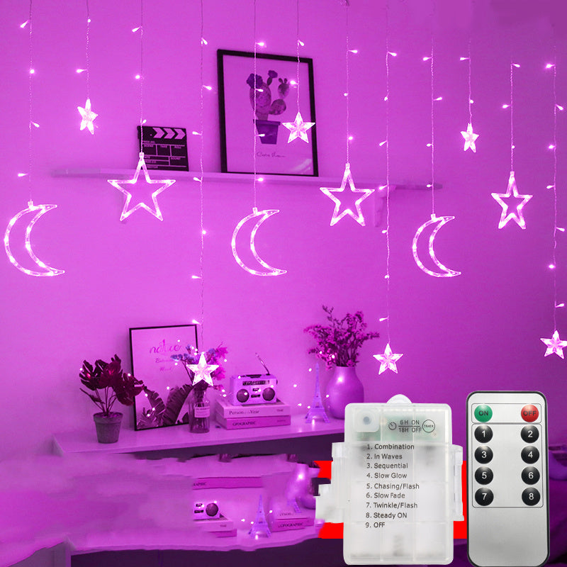 LED String Lights Starry Curtain Flashing Decorative Lighting
