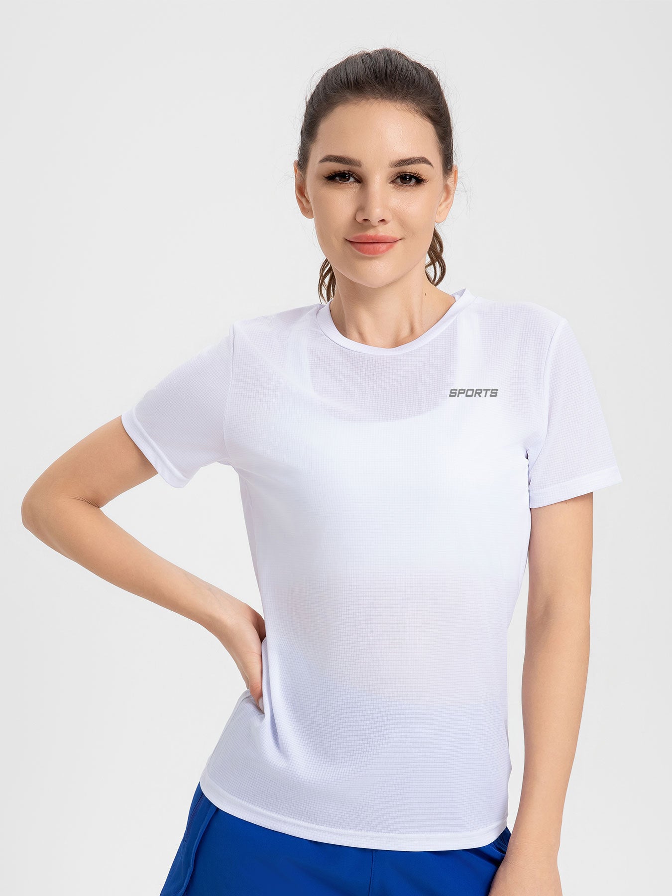 Women’s Quick-Dry Sports T-Shirt – Breathable Short Sleeve Gym & Running Top
