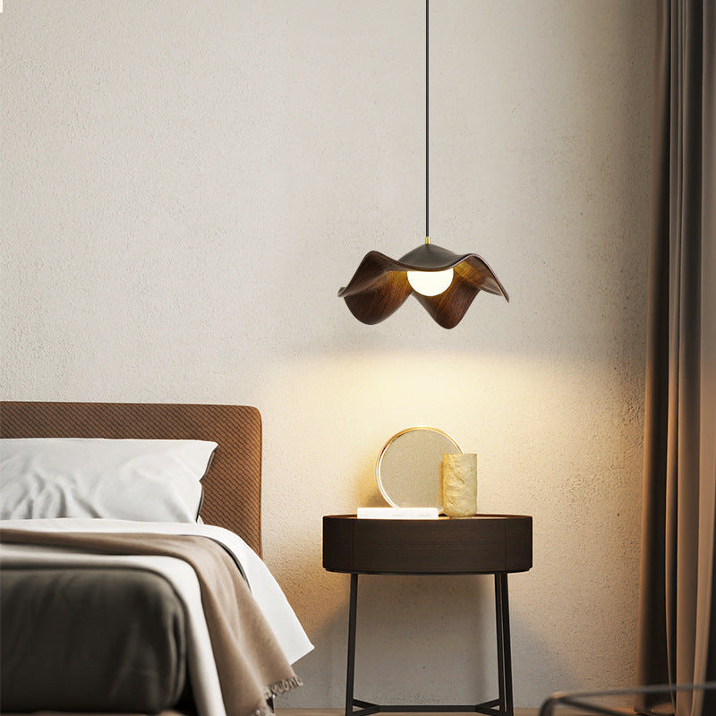 Lotus Leaf Dining-room Lamp Log Pattern Chandelier