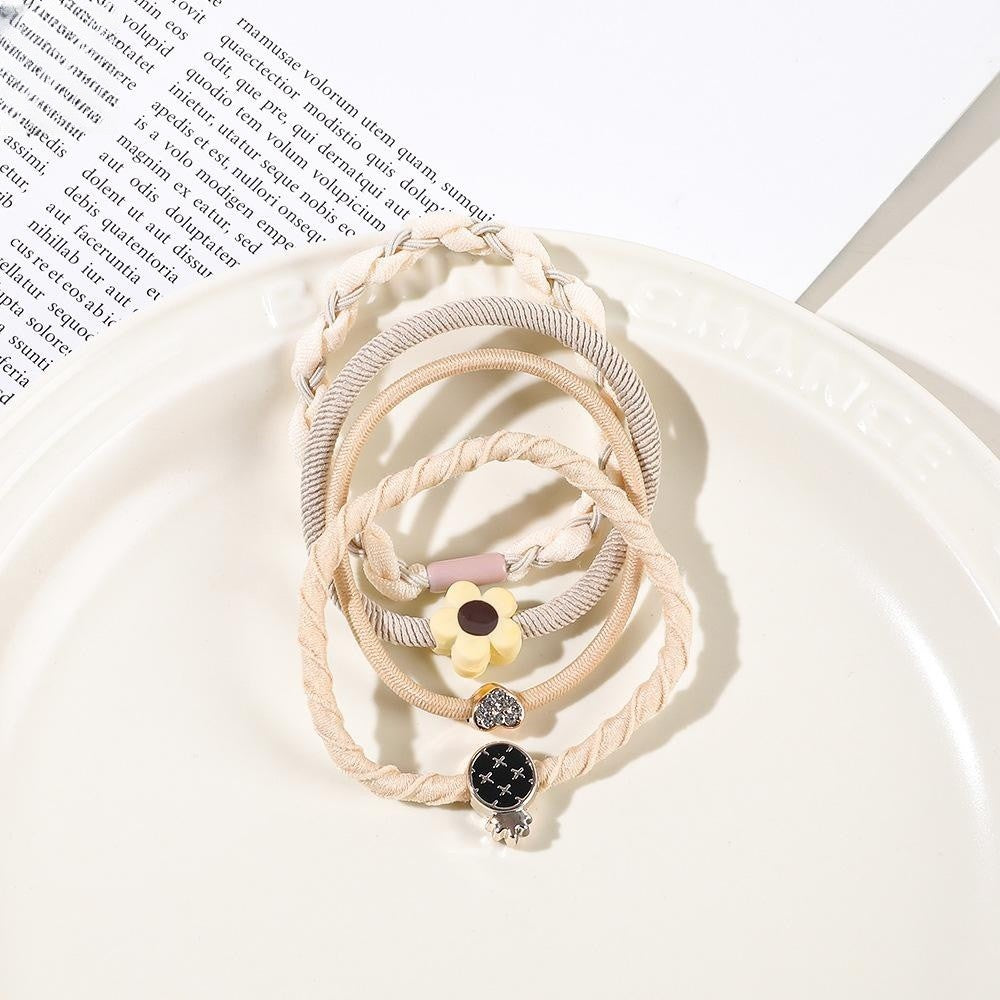 Basic High Elastic Rubber Band All-match Hair Headband Hair Rope Hair Accessories Headdress