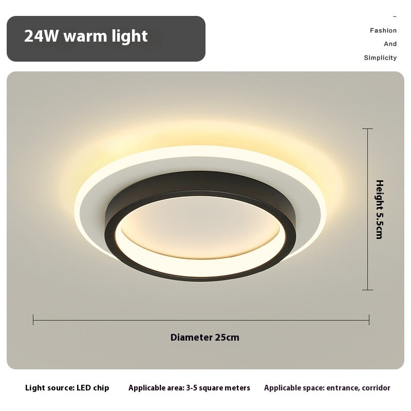 Led Hallway Light Entrance Foyer Nordic Simple Corridor Aisle Light Ceiling Luminaire Surface Mounted Luminaire