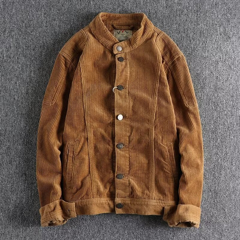 New Corduroy Youth Single-breasted Jacket