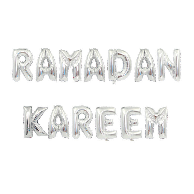 Festive Party Decoration English Alphabet Balloons Set