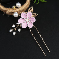 Purple 1 Flower Hairpin
